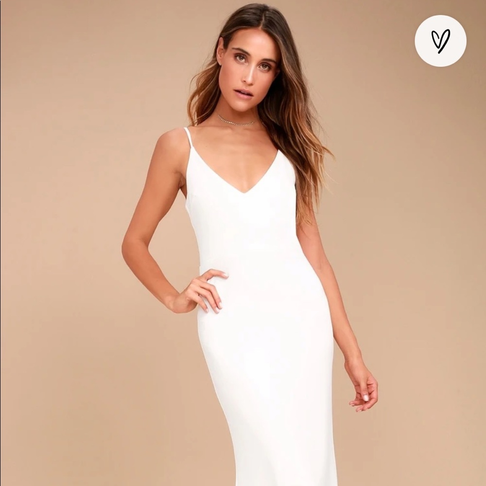 Infinity glory whit maxi lulus dress